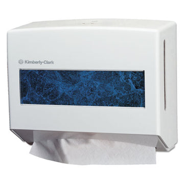 Kimberly-Clark Professional* Scottfold Compact Towel Dispenser, 13.3 X 10 X 13.5 Pearl White freeshipping - TVN Wholesale